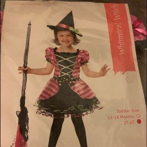 Toddler Witch Halloween Whimsical Costume 2T-4T